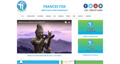 Desktop Screenshot of francesfox.com